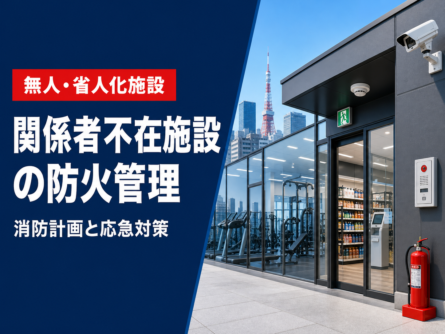 関係者不在施設の防火管理｜消防計画に追加する記載事項と応急対策の検証